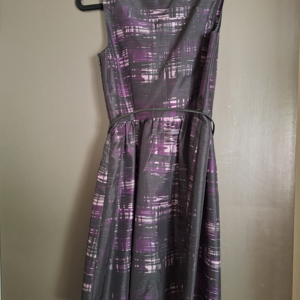 Kensie Black and Purple Dress